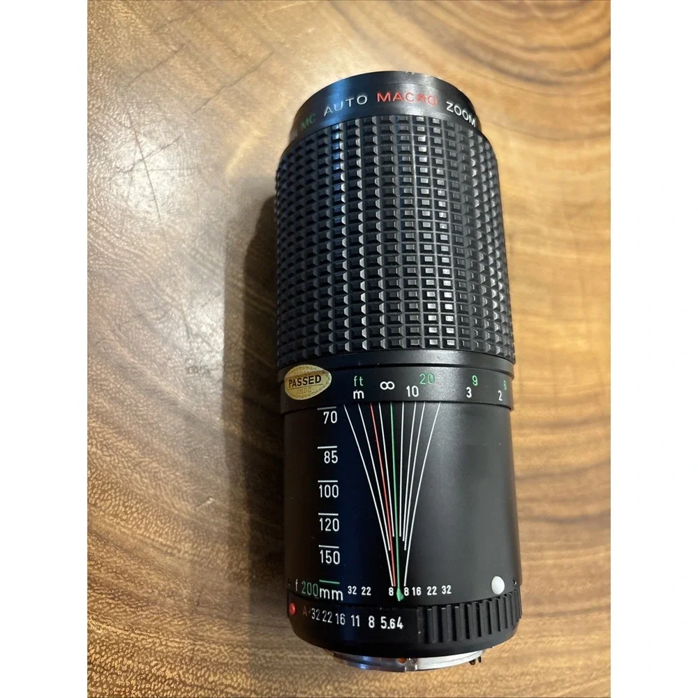 Tou‎ Five Star 70-200mm f4 MC Auto Macro Zoom Lens Pentax PK Mount AS-IS